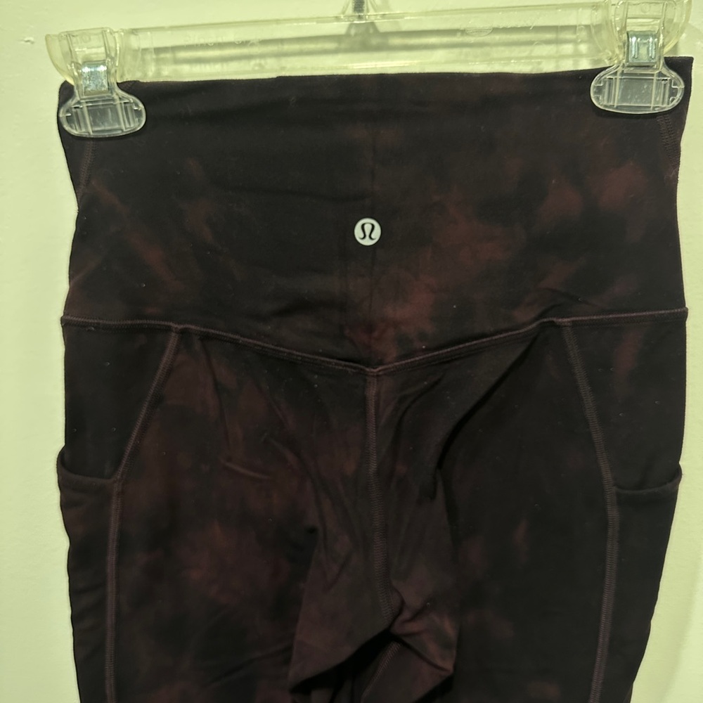lululemon athletica Dark Maroon Leggings